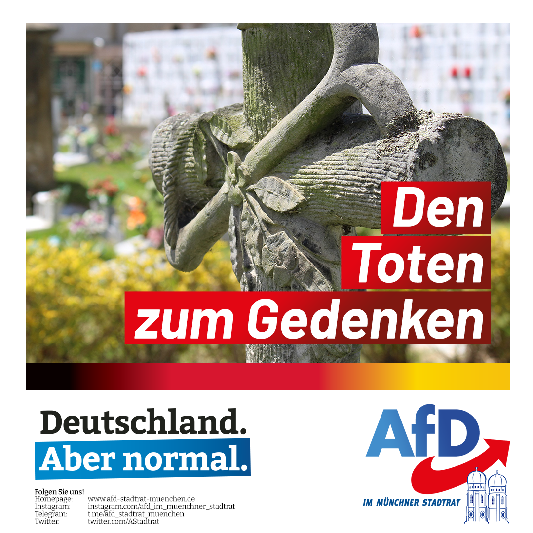 Den Toten zum Gedenken AfDGruppe im