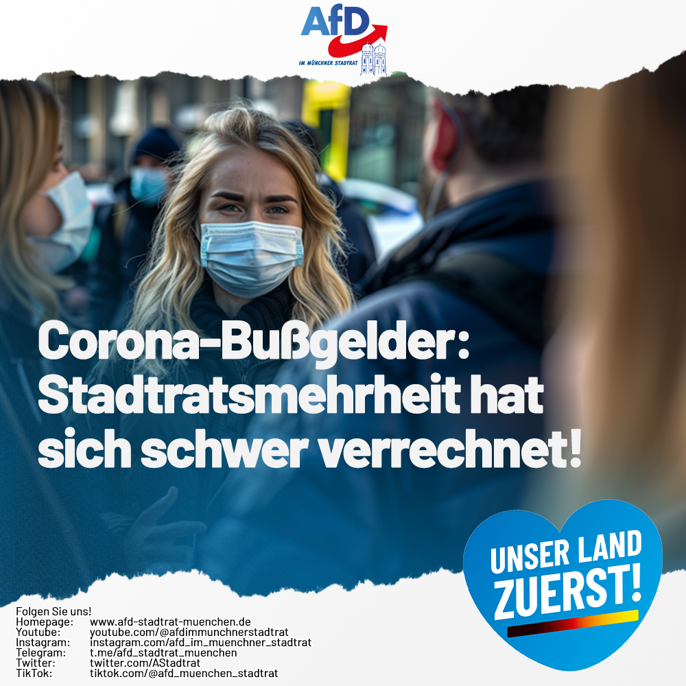 Corona-Bußgelder: Stadtratsmehrheit hat sich schwer verrechnet!