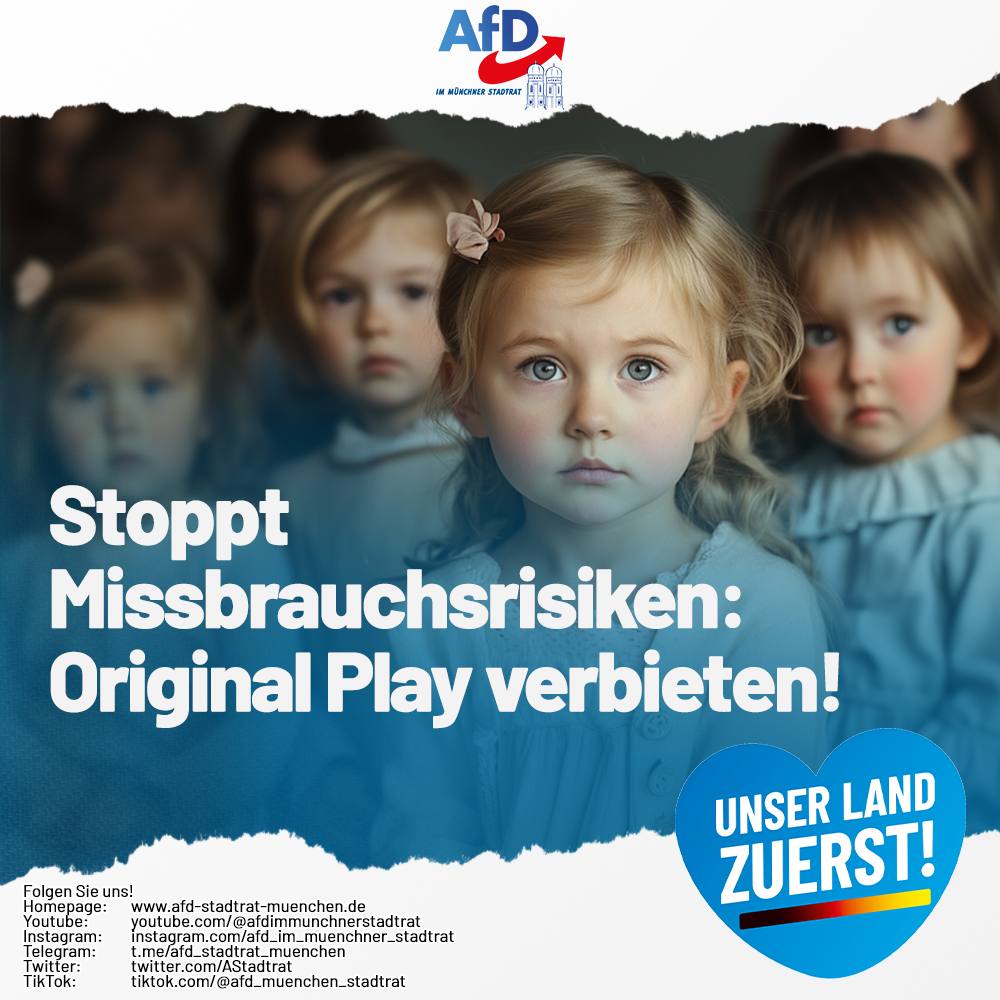 Stoppt Missbrauchsrisiken: Original Play verbieten!